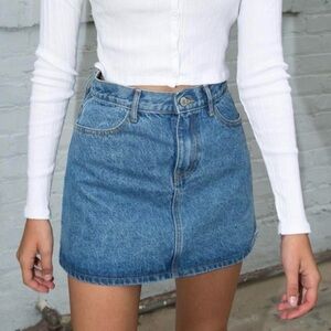 brandy melville denim skirt